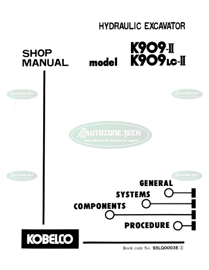 Kobelco Construction Machinery Service Manual – Full PDF Collection for All New Models - Image 5
