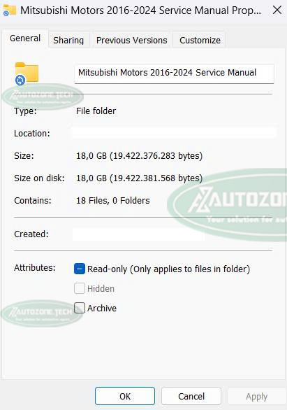 Mitsubishi Motors 2016–2024 Full Workshop Manual – Full OEM  Workshop Manual - Image 2