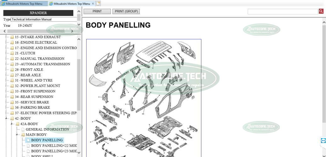 Mitsubishi Motors 2016–2024 Full Workshop Manual – Full OEM  Workshop Manual - Image 7