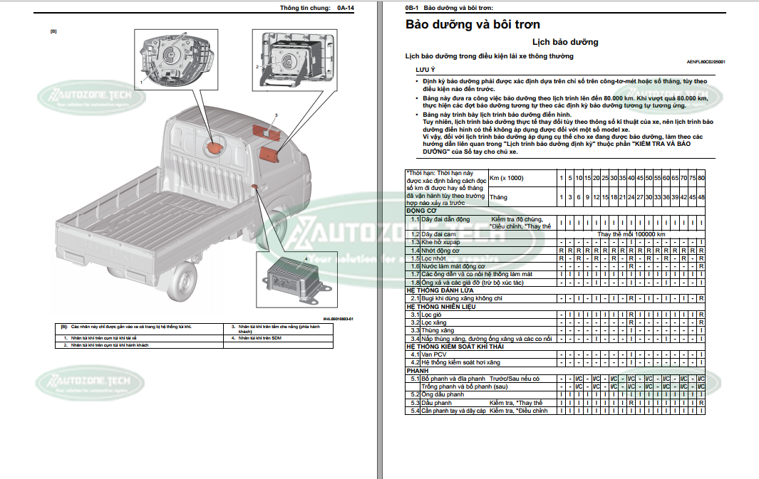 Suzuki New Carry Pro 2020 Service Manual (Vietnamese) – OEM Workshop Guide for Mechanics - Image 7