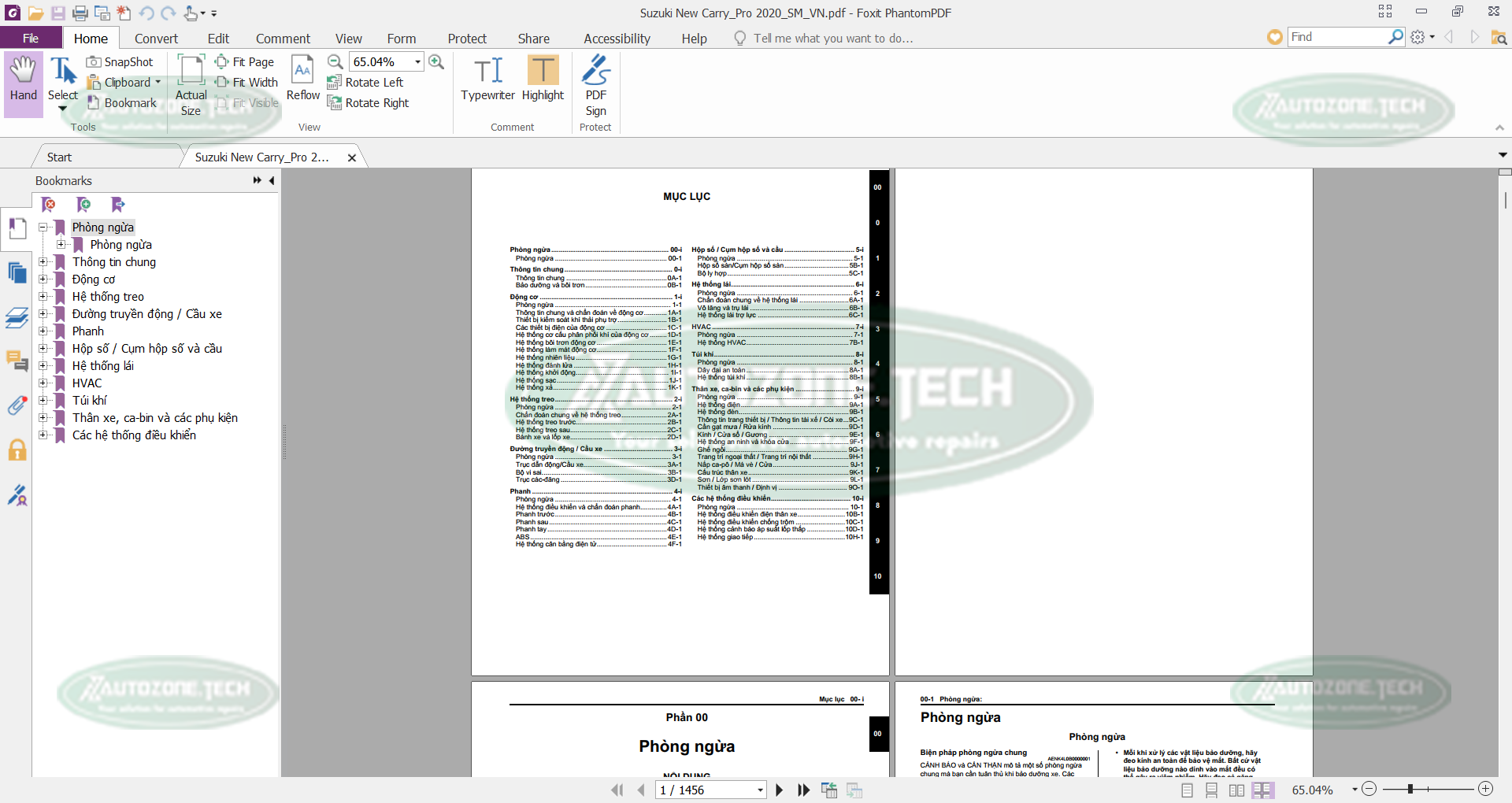 Suzuki New Carry Pro 2020 Service Manual (Vietnamese) – OEM Workshop Guide for Mechanics - Image 8